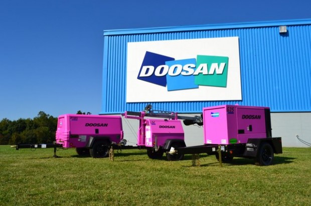 Visiting Doosan Portable Power at the Charlotte Motor Speedway