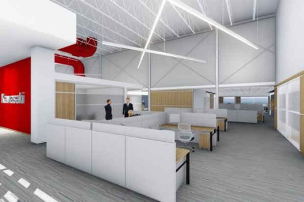 Here’s Your First Look at Kawasaki Engine’s New Headquarters Renovations