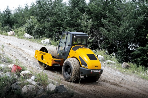 Hyundai’s six new compaction roller models at #ICUEE