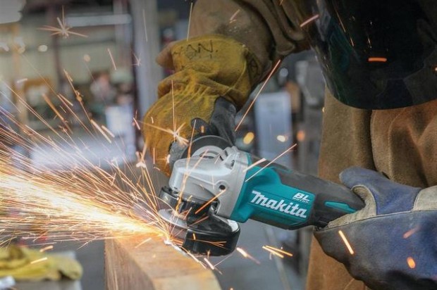 Makita offers a cordless solution for brushless angle grinders