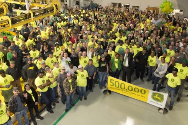 John Deere Turf Care Produces 500,000 product in North Carolina facility