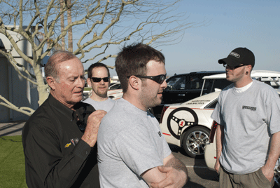 Nigel Miller and his friends also had a chance meeting with Bob Bondurant, the racing school’s founder and former professional racecar driver.