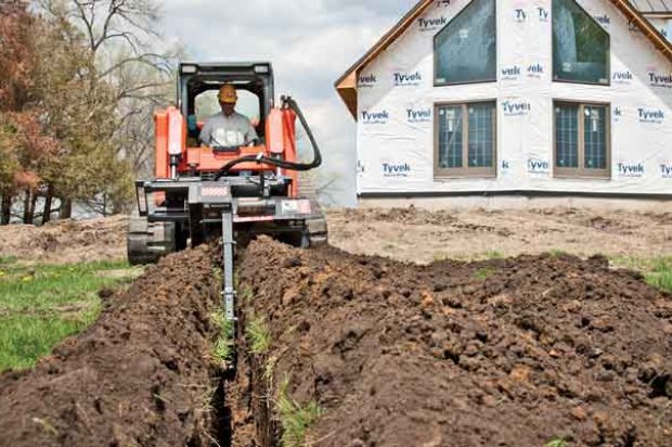 Trencher Attachments for Skid Steers/Track Loaders Are Perfect for Quick/Shallow Jobs
