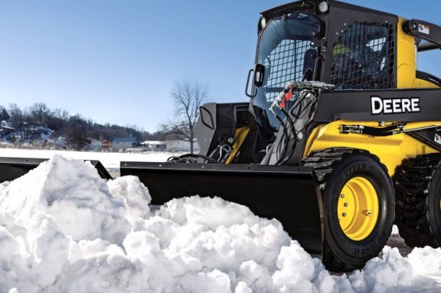 Simplify Snow Removal with the New John Deere Snow Utility V-Blade Attachments