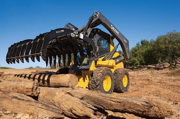 John Deere releases root rake attachments for skid steers/track loaders