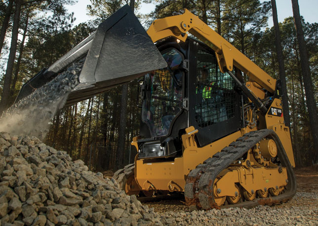 cat track skid steer