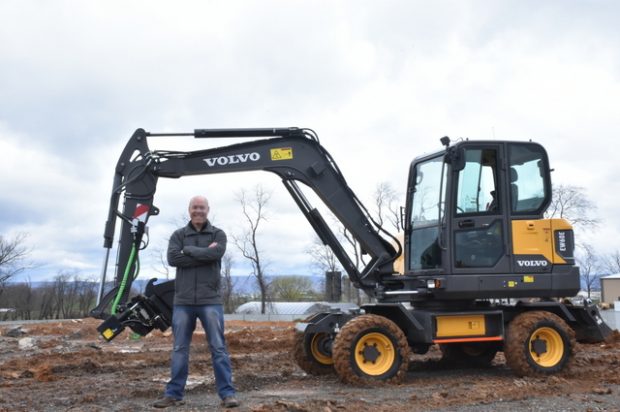 Editor at Large: Visiting Volvo Construction Equipment in Pennsylvania to operate the EW60E wheeled compact excavator
