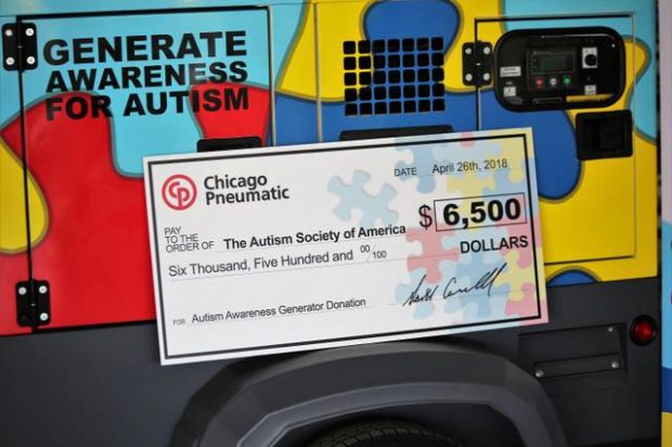 Chicago Pneumatic Power Technique Raises Awareness for Autism