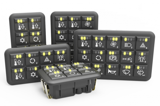 Grayhill Announces Updated CANbus Keypads and MMI Controllers for Off-Highway Vehicles
