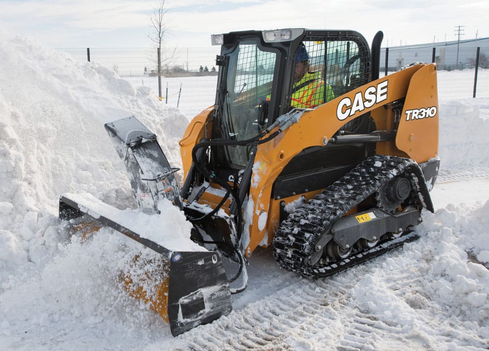 Can compact skid steers tackle winter weather like a champ?