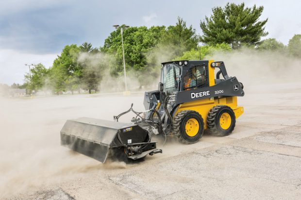 John Deere Makes Snow and Debris Cleanup Easy with New Angle and Pickup Brooms