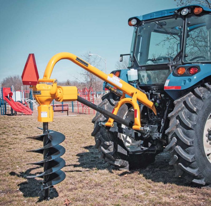 Front auger for deals tractor