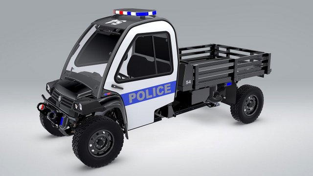 police-long John Deere UTV