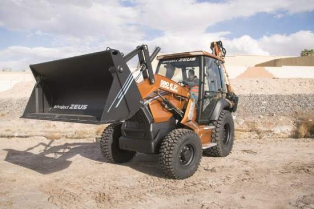 Details on CASE’s Project Zeus, the 580 EV, the Industry’s First Fully Electric Backhoe Loader