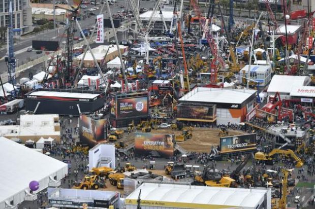 Photo collage: CONEXPO 2020 Still Wowed the Construction Industry Despite COVID-19 and Rain