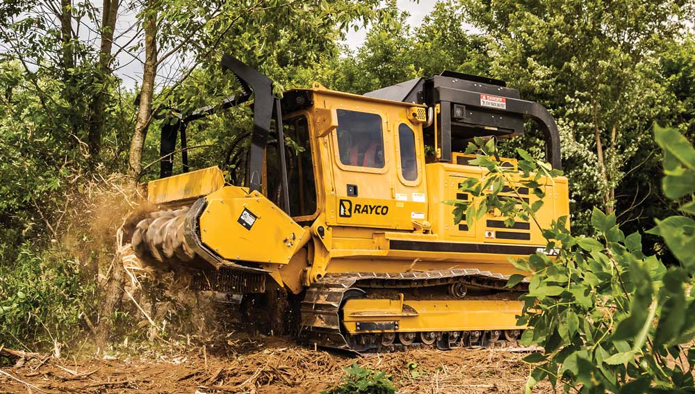 Land Clearing Tractors vs. Forestry Track Loaders, Grinding through the ...