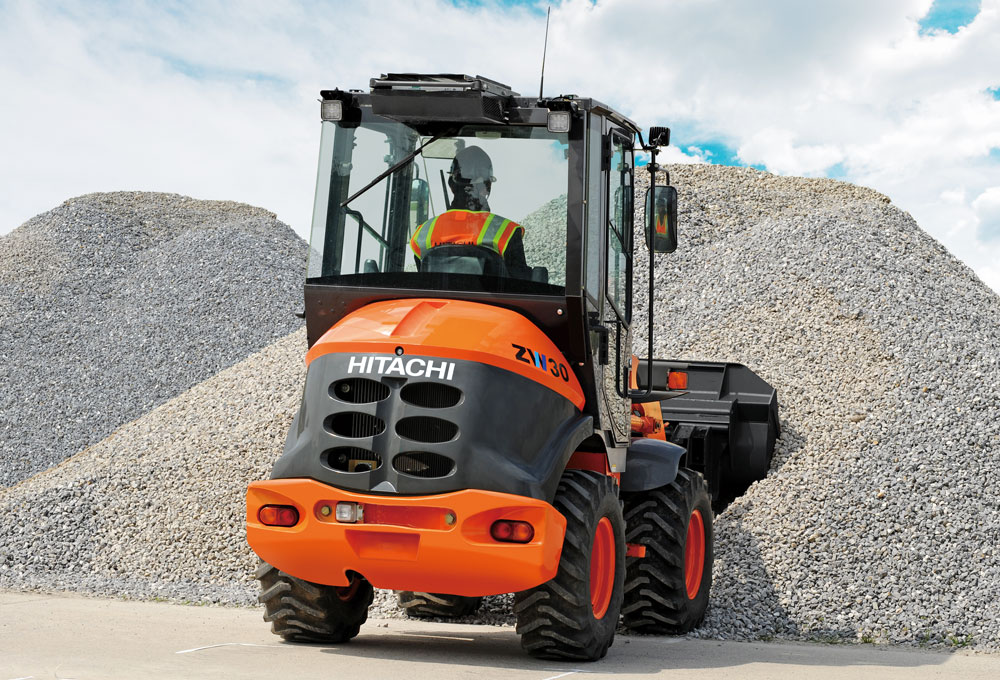 pale gommate compatte Hitachi-7w30-wheel-loader