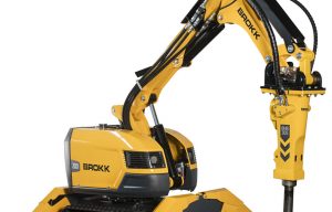 brock remote control excavator