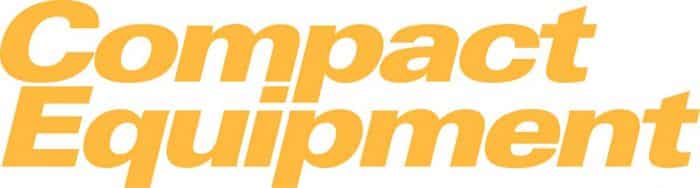 compact equipment logo on white background