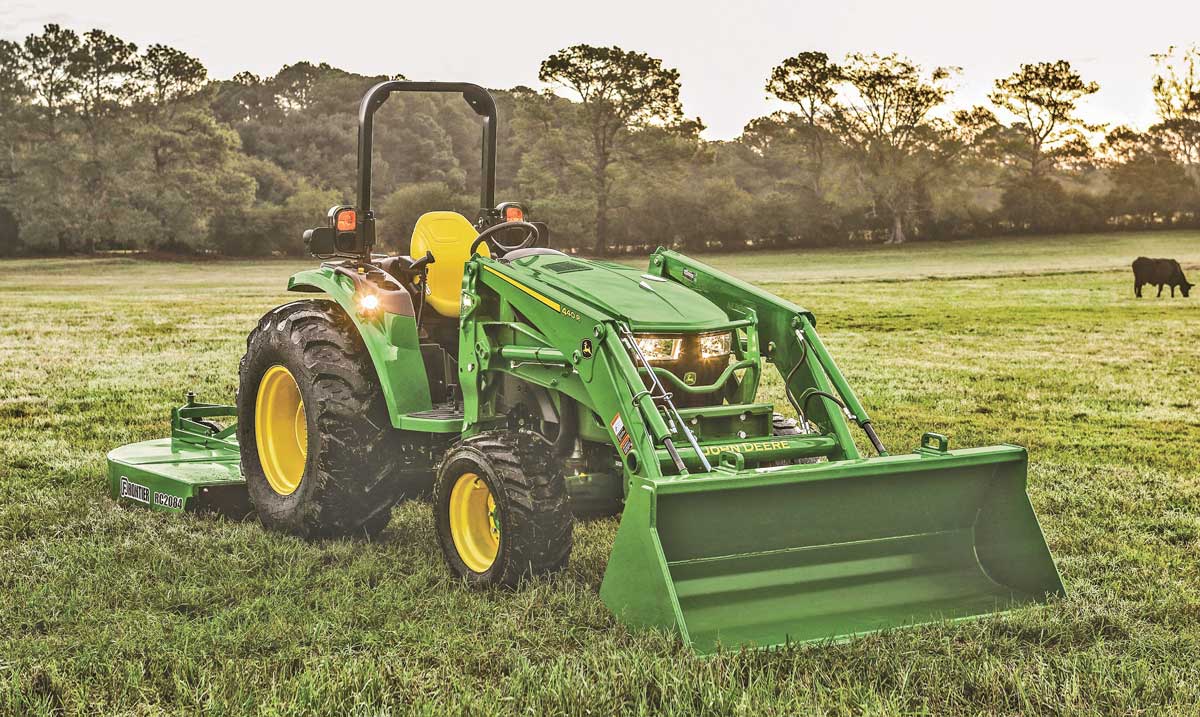 John Deere utility tractor. 