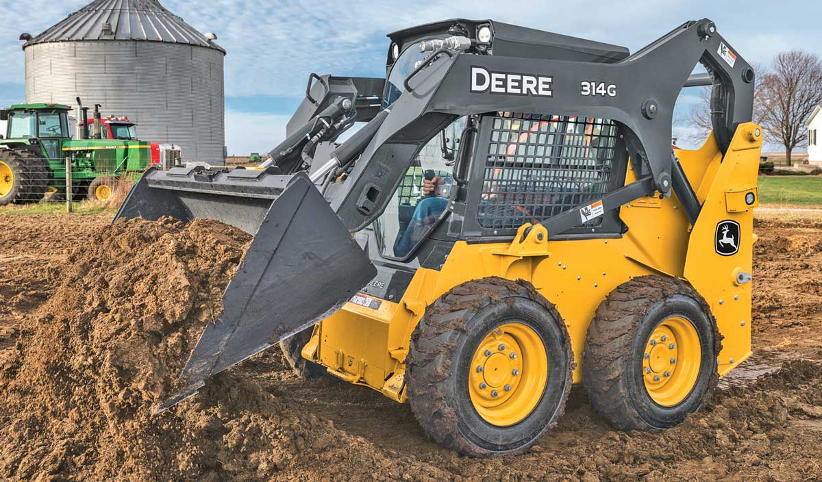 John Deere's new GSeries Skid steers, track loader driven by customer