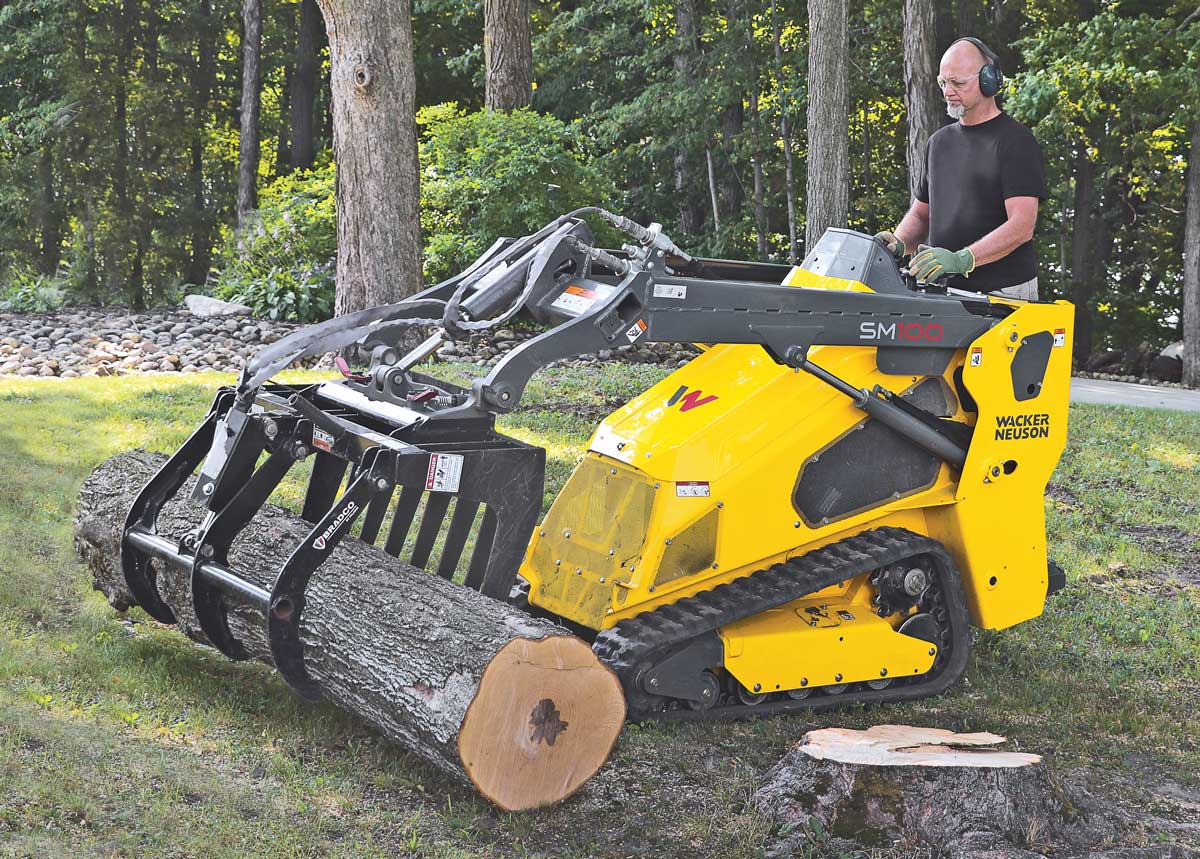 Bradco Mini Skid Steer Stump Grinder