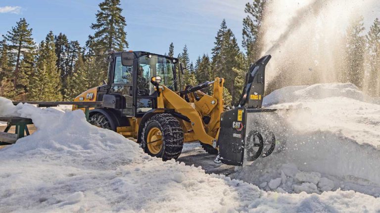 How to Outfit a Compact Wheel Loader for Winter and Snow Work