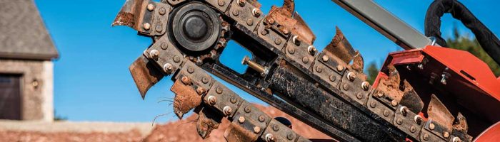 Ditch Witch trencher attachment