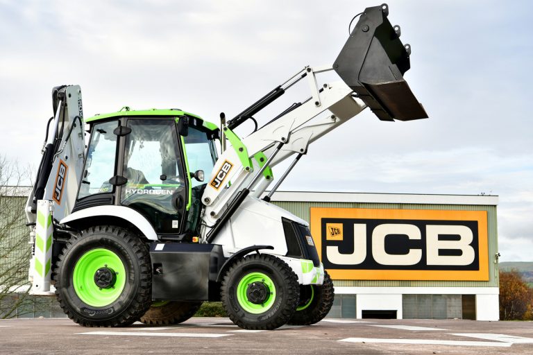 Backhoe on Tracks JCB to Release Unique 1CXT Backhoe Loader to the