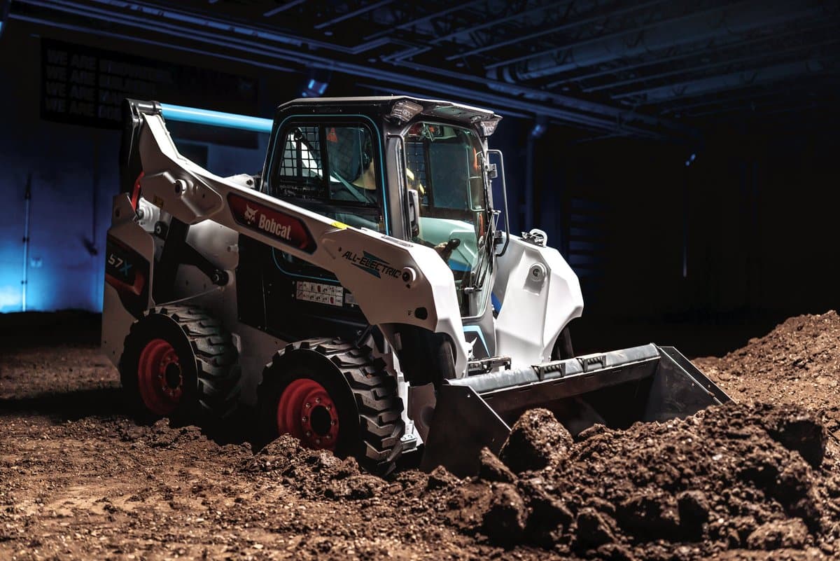 Bobcat Unveils AllElectric Skid Steer Loader and AllElectric