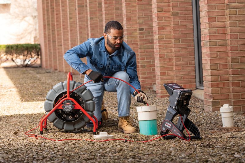 RIDGID Introduces Digital SelfLeveling Reel with Its SeeSnake Mini Pro