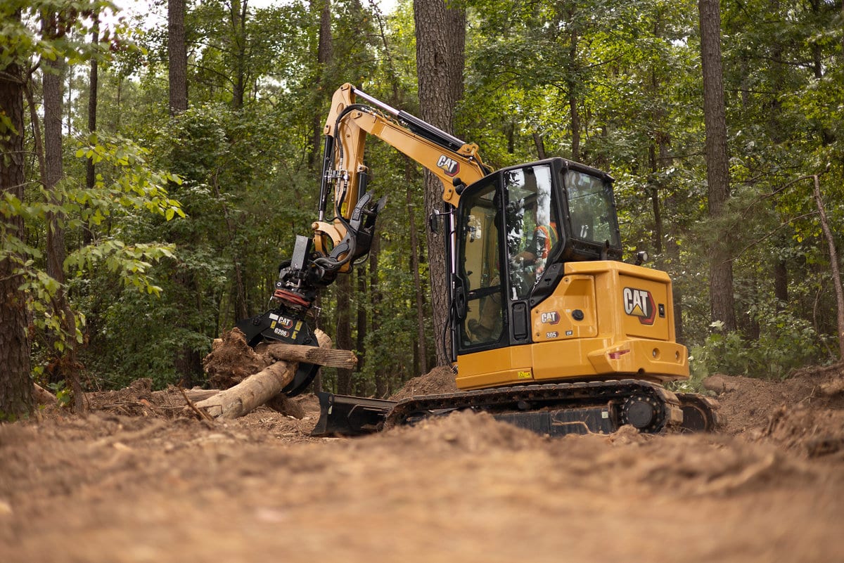 Cat Expands Its Mini Excavator and Backhoe Loader Attachment Options with Grapples, Cold Planers