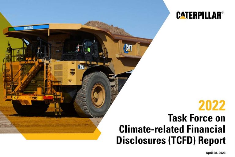Caterpillar Releases Climate Report on Its Greenhouse Gas Emissions