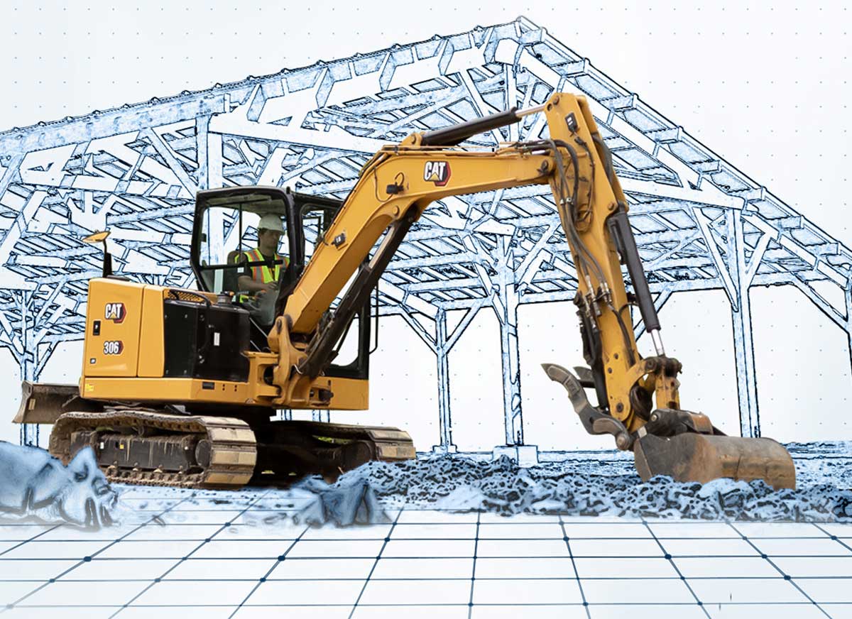 Cat's New Mini Excavator Accepts Skid Steer Attachments