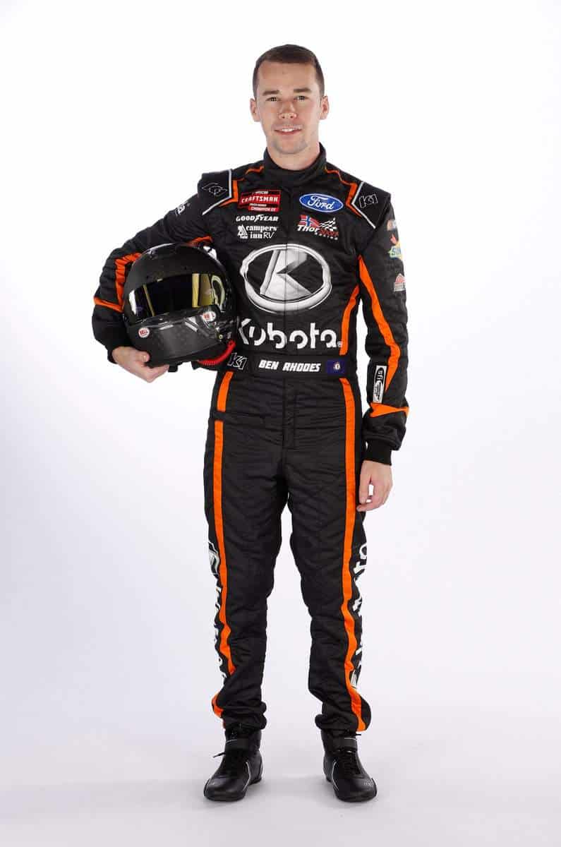 Kubota Is the Primary Sponsor of ThorSport Racing/Ben Rhodes