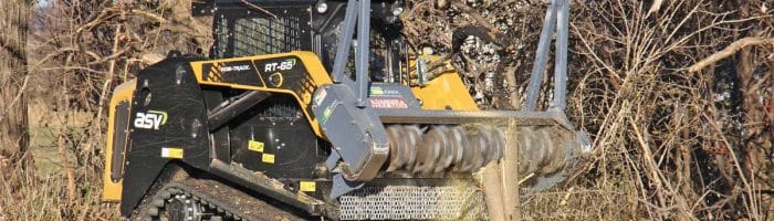 Loftness skid steer mulcher