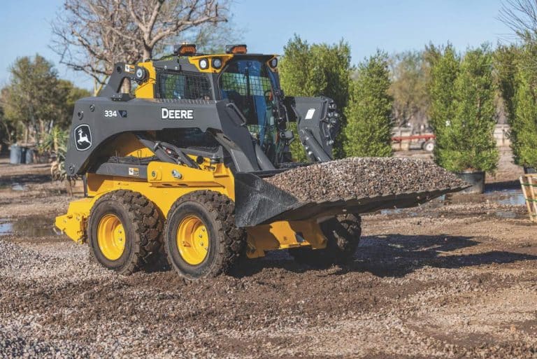 John Deere’s P-Tier Skid Steers vs. Track Loaders