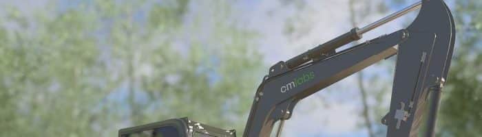 CM Labs mini excavator simulation digital mini excavator working