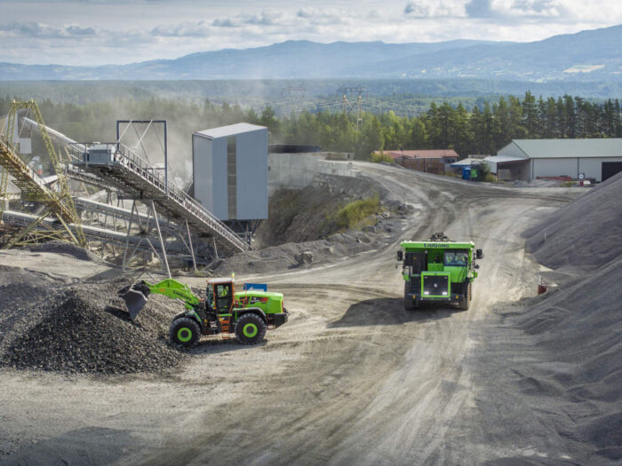 LiuGong Battery Electric machines in aggregates 