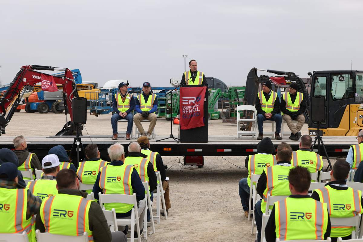 ARA CEO Tony Conant Speaks to Crowd at Equipment Theft Awareness Press Conference