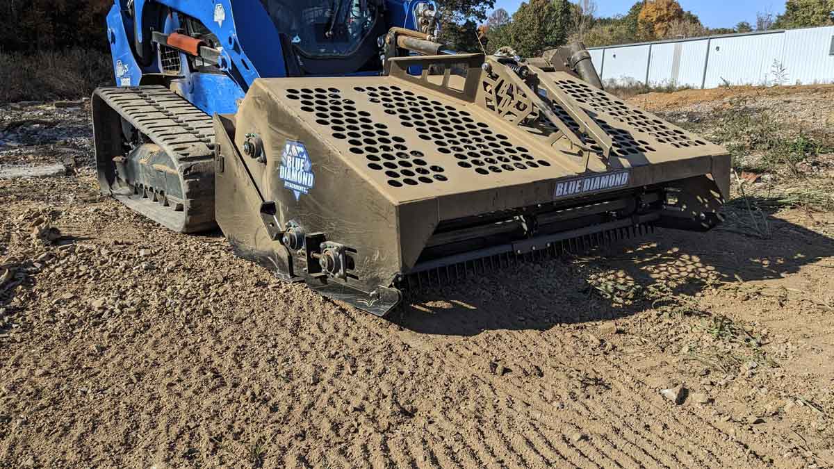 Blue Diamond Rock Rake