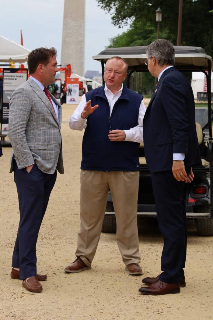 Brian Bieller at the Celebration of Construction on the National Mall