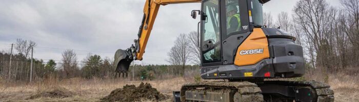 Case CX85E midi excavator