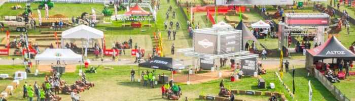 Equip Exposition overview image of the outdoor demonstration area