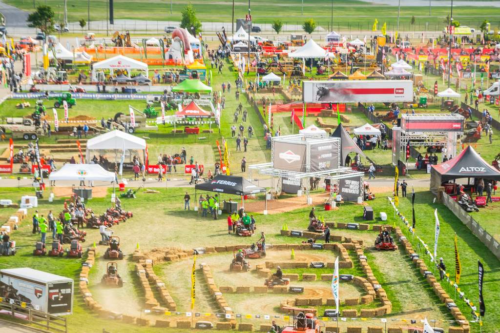 Equip Exposition overview image of the outdoor demonstration area