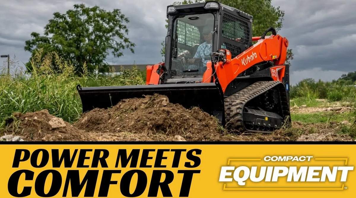 Kubota SVL97-3 compact track loader machine heads thumbnail Power meets comfort