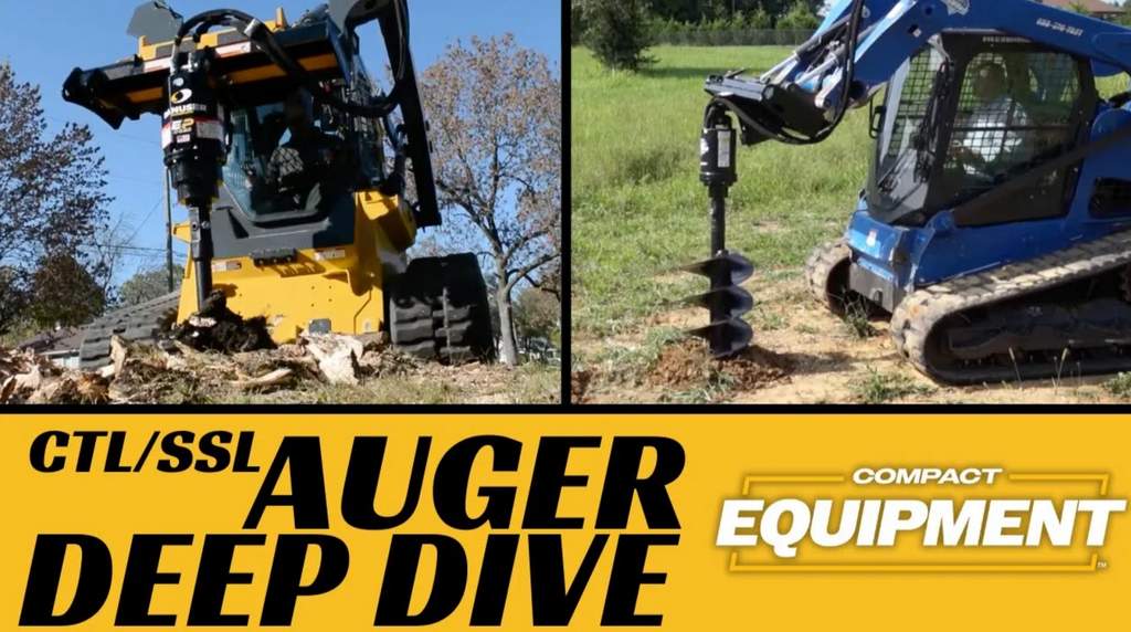 Machine heads thumbnail auger attachment selection