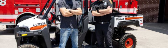 Josh Duhamel and LAFD captain