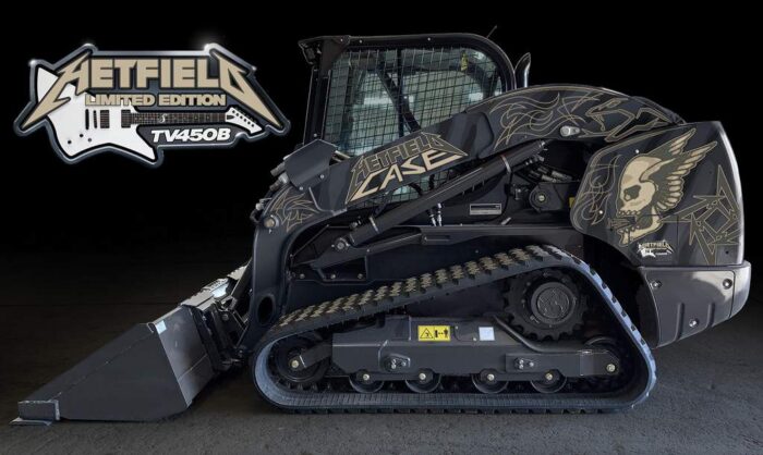 CASE Construction Equipment today unveiled the Hetfield Limited Edition TV450B