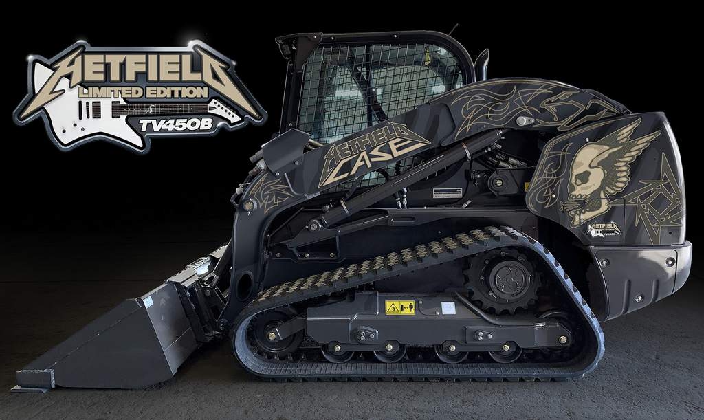 CASE Construction Equipment today unveiled the Hetfield Limited Edition TV450B